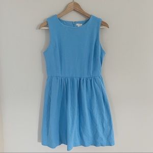 J. Crew | Blue Fit and Flare Dress